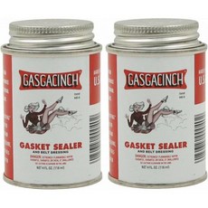 가스켓 실란트 해적 제조사 가스가신치 엔진 440A; 4온스 브러시 온(2팩), 해적 Mfg 가스가친치 엔진 실란트 440-A 4온스
