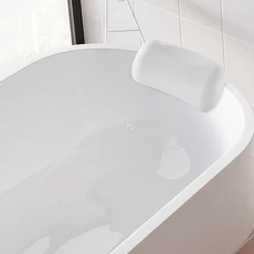 휴대가 간편한 여성용 욕조 베개 편안한 휴식을 위한 헤드레스트 SPA 핫 자쿠지 욕실 필수품 온수 욕조, 01 하얀색, 01 하얀색