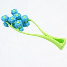 얼굴피부마사지기 괄사 얼굴 윤곽 페이셜 혈액순환 마사지 롤러, 1개