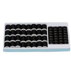 한현 소형 재봉틀 봉제사 실 60종, 1개, 블랙