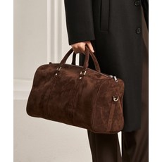 [국내정품] 효지 더플백 스웨이드 보스턴 백 (딥브라운) 107613, 딥브라운, FREE