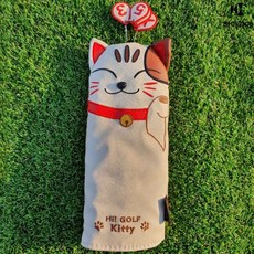 하이가이 고양이 골프 유틸리티 헤드 커버, 기본 : 상세페이지 참조