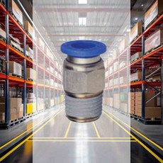 원터치휘팅 12X1/4 SA-PC12-02 10EA 자동화부속 배관피팅 산업용연결구 에어연결구 배관부품 튜브피팅