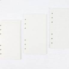 A6 6공 다이어리 속지 바인더 내지 리필 포카홀더 현금생활 다꾸 현금 챌린지 포토카드, 1개, A6지퍼백(1P)