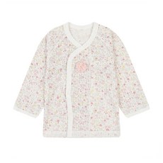 아가방 NC엑스코점 60% 완전강추! 초특가! 부드러운 터치감! 화사한 플라워패턴 사랑스러운 로즈힐배내저고리! 신생아저고리! 배냇저고리