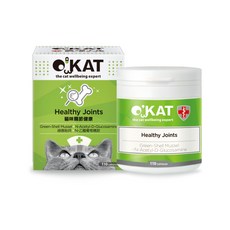 O'KAT 綠唇貽貝+N-乙醯葡萄糖胺 膠囊, 110顆, 骨骼/關節強化, 1罐