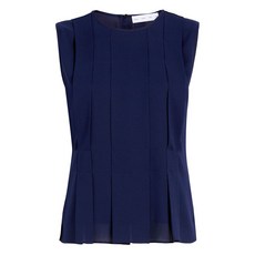 프로엔자슐러화이트라벨 Makayla 플리츠 민소매 탑