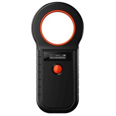 등록 리더기 반려동물 애완동물 마이크로칩 태그 스캐너 134.2KHz 125KHz RFID, Black