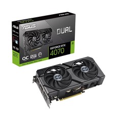 ASUS DUAL 지포스 RTX 4070 O12G EVO OC D6X 12GB 인텍앤컴퍼니, DUAL-RTX4070-O12G-EVO