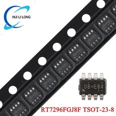 전류 모드 동기 벅 컨버터 칩 IC 집적 회로 RT7296F TSOT-23-8 08 E84 3A 17V 로트당 5 개