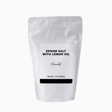 Minimalist 티트리 오일이 함유된 엡섬 솔트 편안한 목욕 및 진정 흡수에 적합 리필 가능한 가방에 편리하게 포장 (2.3L(80온스) 티트리), 24 Ounce (Pack of 1)