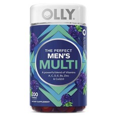 OLLY VITAMINS 男士綜合黑莓軟糖, 1罐, 200顆