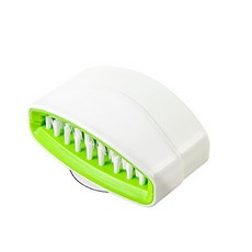 도매핏 흡착식 싱크대 수세미 거치대 브러쉬 걸이 다용도 주방 정리 홀더 그린, 1개
