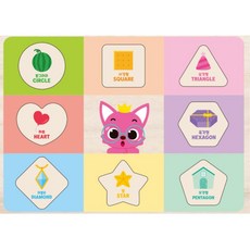 꼭지 퍼즐 영어공부 8가지 우드 선물 핑크퐁 조카선물 원목 원목퍼즐 abc, 8피스, 1개