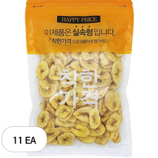 견과공장 바나나칩, 11개, 400g