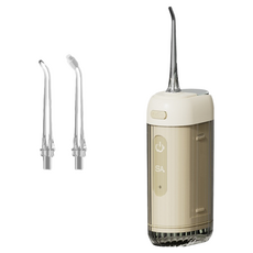 RoseHommy 휴대용 구강세정기 + 노즐 2종 세트, 카키