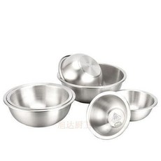 304不鏽鋼 加厚加深 料理盆, 1個