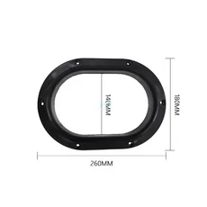 2개 조각 샌드블라스팅 장갑 홀더 O 링 캐비닛 부품, 02 2pcs Oval