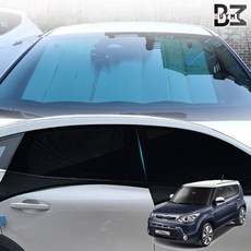 더뉴쏘울 차박 캠핑 모기장 햇빛가리개세트(호환 상품), 모기장 승용 6종세트