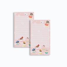 플라잉웨일즈 짱구는 못말려 메모지, 벚꽃이내려, 50매, 2개