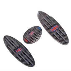 미니 쿠퍼 F56 액세서리 R50 R52 R53 F54 F55 R55 R56 F60 R60 R61 Clubman Countryman 자동 발판 페달 커버, 3PCS Red Jack 1