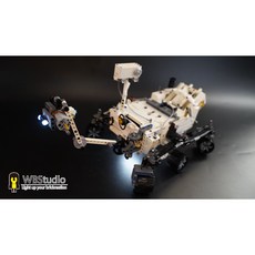 WBS樂光創意 LEGO 42158 毅力號 火星探測車 專用燈組, 1個, 燈組包+AA(3號)電池盒