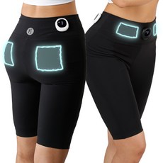 이지슬림 EMS 저주파 레깅스 L 55~66, {"사이즈":"L(55-66)"}, 블랙