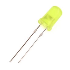 아두이노 LED 5MM 5파이 노랑, 10개