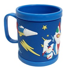 POUV 兒童刷牙杯奧特曼漱口杯套裝 防摔耐用 趣味造型 呵護牙齦, 1個, 奧特曼刷牙水杯