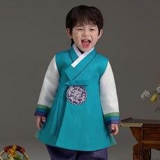 TheyeHanbok 男童款583 Sejun天空韓服套裝