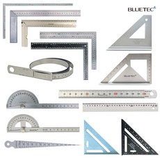 블루텍 철직자 모음 철자 직각자 삼각자 각도자, 1개