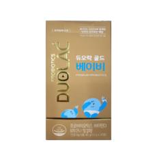 듀오락 골드 베이비 아기 베이비 유산균, 1박스, 45g