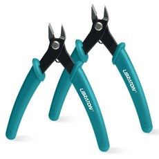 LIBRATON 와이어 커터 정밀 전자 플러시 사이드 커팅 모델 쥬얼리 키트 클린, Wi Cutters 2PC