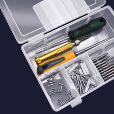 부품 소품 피스 너트 칸막이 플라스틱 수납함 보관함 정리함 회사, 소품수납함 24칸, 1개