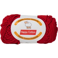 yarna 해피코튼 뜨개실 45g, 726빨강, 1개
