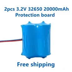 태양광 램프 배터리 대용량 리튬 배터리 태양광 가로등 투광 조명 배터리 보호 패널 BMS 포함 3.2V, 한개옵션1, 06 2pcs