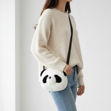 귀여운 미니 팬더 얼굴 패션 가방 크로스백 선물