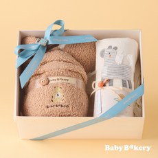 [가방] 귀욤 테디 가방과 포근한 얼룩말 아기옷 세트 (출산선물 백일 돌) (베이비베이커리 본사/오후5시 이전 주문건 당일출고) (카드메세지작성가능), 1개