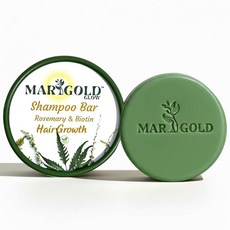 Marigold glow 샴푸 바 - 로즈마리 및 비오틴, Marigold glow 샴푸 바 - 로즈마리 및 비오