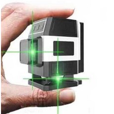 미니레이저레벨기 3D 4D 테스터기 멀티 초소형 8 12 16라인 수평기, 1개, 1. 8열(단일 배터리 베어메탈)