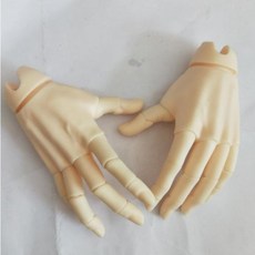 MK人形玩偶 3分BJD娃娃 帥氣男娃, 1個, 一對3分關節手,淺普