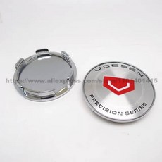 휠캡 허브스페이스 Vossen 휠 센터 캡 허브 68mm/63mm 자동차 림 보호 방진 플라스틱 커버 4 개 [호환], B
