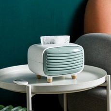 마이찰리_MyChale마켓_레트로 라디오 휴지케이스 인테리어소품 플라스틱케이스 롤휴지케이스 각휴지케이스 티슈케이스_마이찰리_MyChale, 구성품선택__블루