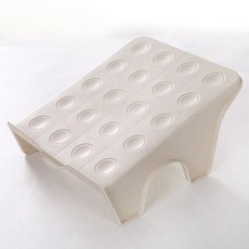 雙層鞋托收納架 塑料鞋架 簡約省空間鞋子收納, 雙足卡其色, 1個