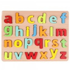 오즈토이 목제 입체 퍼즐 영어 알파벳 소문자 26피스 1(개) 4941 EA