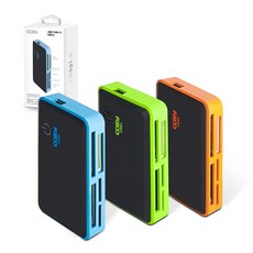 카드리더기 117종지원 6슬롯 USB케이블 멀티리더기