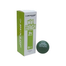 DUNLOP 던롭 미니 스쿼시 볼 GREEN 3팩