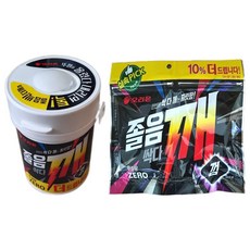 오리온 졸음싹다깨 껌 용기102g + 리필116g 세트 무설탕 제로