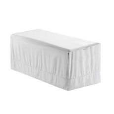 마사지 테이블 스커트 극세사 슈퍼 소프트 얼룩 주름 방지 침대 커버 세탁기 사용 가능화이트, White-1