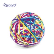 【Record】彩色毛線球貓咪玩具 貓玩具 寵物玩具 逗貓球, 1個, 彩色毛線球貓咪玩具